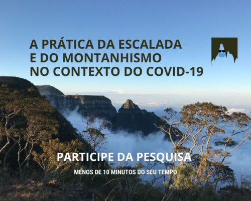 Participe da pesquisa: a prática do montanhismo e da escalada no contexto do COVID-19